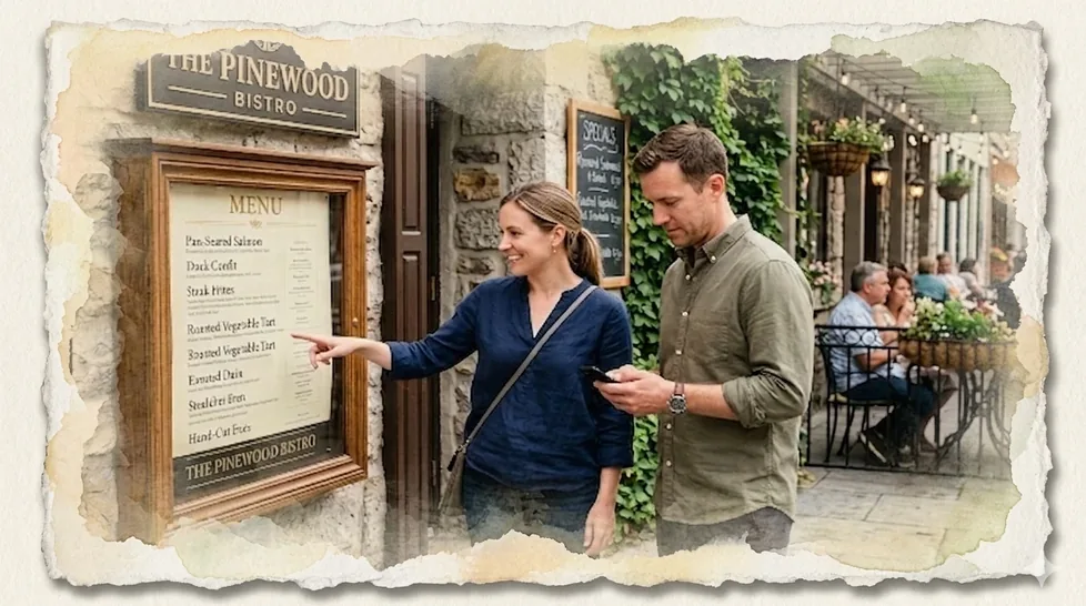 Wayfinding — find local food, drink, accommodations and activities